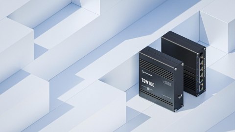 Teltonika TSW100 switch przemysłowy PoE (TSW100010000)