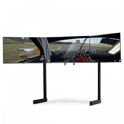 Stojak wolnostojący Elite na 3 monitory czarny