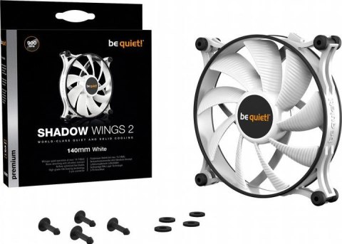 Wentylator be quiet! Shadow Wings 2 White 140mm