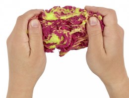 Masa plastyczna Wonder Factory Never Dry Dough limonkowy, różowy