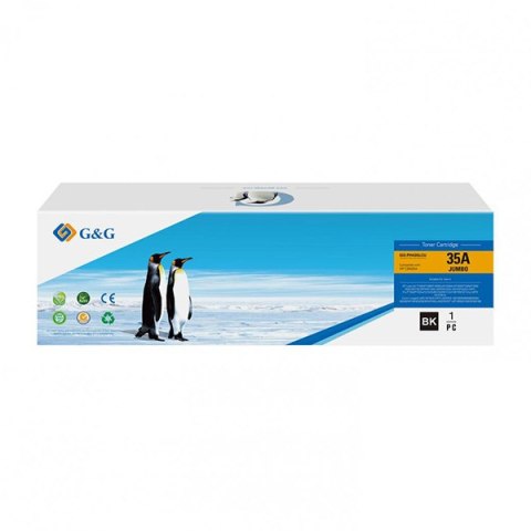 G&G kompatybilny toner z HP CE285A, CB435A, CB436A, CE278A, Canon CRG128, 7, NT-PH435LCU, black, 3000s