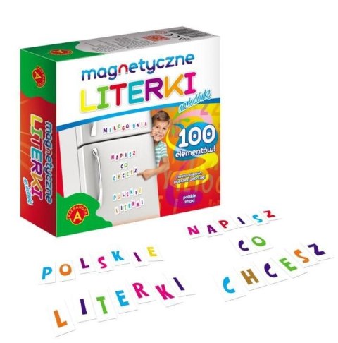 Literki magnetyczne na lodówkę