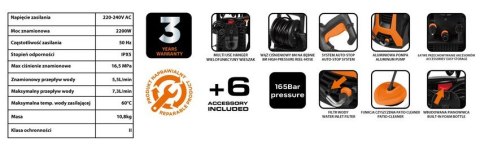 MYJKA CIŚNIENIOWA 2200W