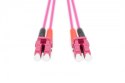Patch cord światłowodowy FO LC-LC MM 50/125 OM4 duplex LSOH 1m