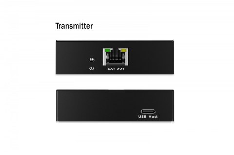 Przedłużacz (extender) po skrętce kat.6A USB 3.1 Gen1 do 100m, 3x USB-A, 1x USB-C do 5 Gbps, 1x RJ45 (Gigabit Ethernet) - zesta