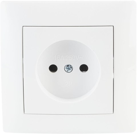 Gniazdo pojedyncze VCX WESA LC 07 Biały