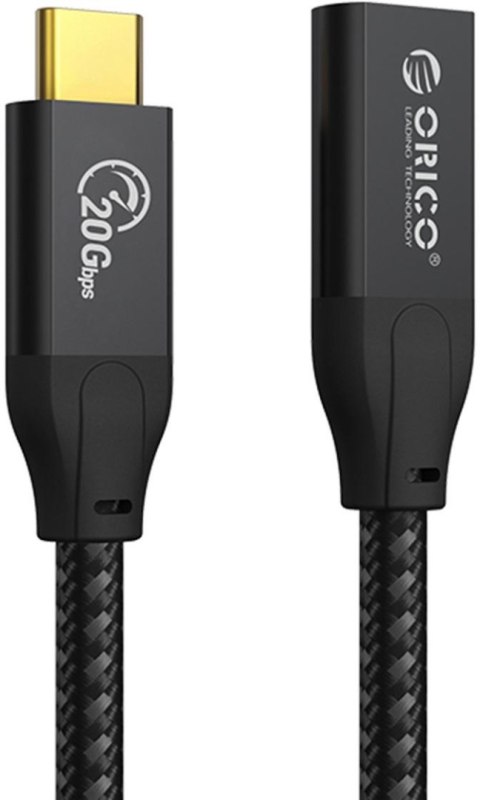 Przedłużacz USB Orico USB-C 3.2 20Gbps, 4K, 100W, 1m