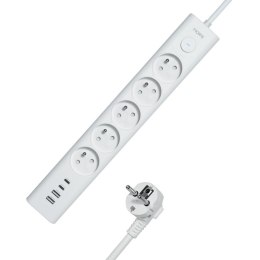 MORRE LISTWA ZASILAJĄCA 5G 2xUSB, 2xUSB-C,1,5m