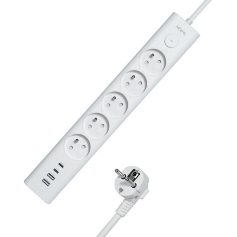 MORRE LISTWA ZASILAJĄCA 5G 2xUSB, 2xUSB-C,1,5m