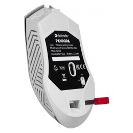 Mysz gamingowa bezprzewodowa PANDORA RF 3200DPI 7P biała