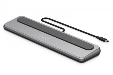 Stacja dokująca USB-C 12 portowa, max. 8K/30Hz z HDR, HDMI, DP, max. 3 monitory (MST), USB-C 3.2 Gen2, Gigabit Ethernet, SD/Micr