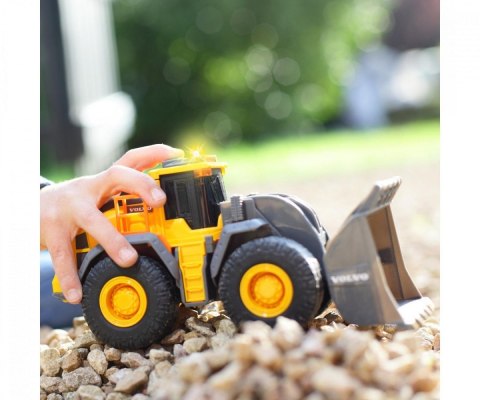 Spychacz Volvo ze światłem i dźwiękiem