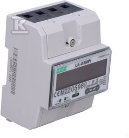 LE-03MW LICZNIK ENERGII 3F 2-KIER.MODBUS