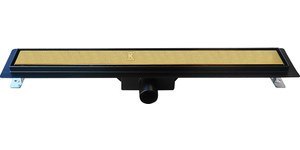 ODPŁYW LINIO.DRAIN DESIGNE 60 GOLD/BLAC