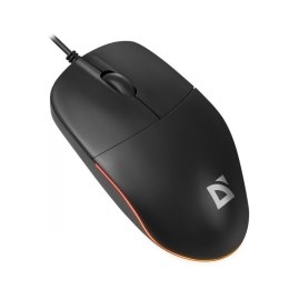 Mysz przewodowa Defender AZORA MB-241 OPTICAL 1200dpi 3P czarna kabel 1.8 m