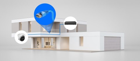 Zestaw monitoringu IP Hilook 4 kamery IPCAM-T8-30DL 2.8mm