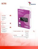 Dysk SSD External SC735 1TB U3.2C 1000/1000MB/s Grey