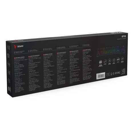 Klawiatura mechaniczna STYX Outemu Brown Hot Swap RGB