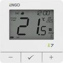 ENGO Controls E7-RFW - Programowany, bezprzewodowy regulator temperatury, biały
