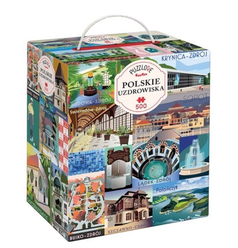 Puzzle Puzzlove Polskie uzdrowiska 500 elementów