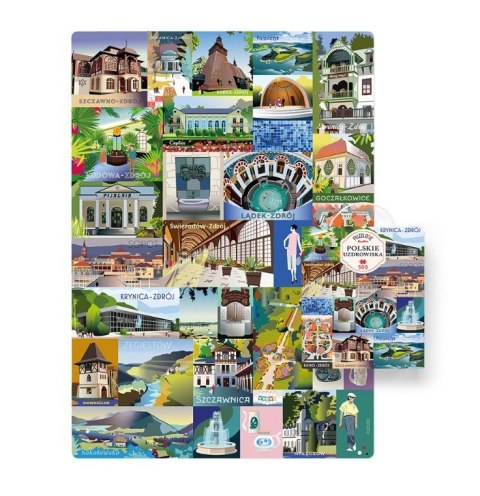 Puzzle Puzzlove Polskie uzdrowiska 500 elementów