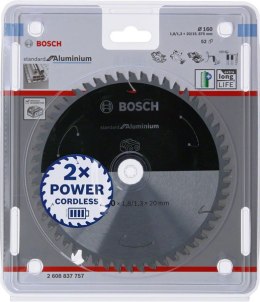 BOSCH PIŁA STANDARD.ALU 160x20x52z ACCU