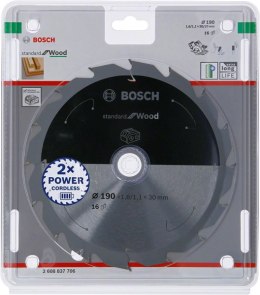 BOSCH PIŁA STANDARD WOOD ACCU 190x30x16z