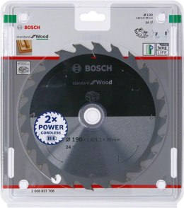 BOSCH PIŁA STANDARD WOOD ACCU 190x30x24z