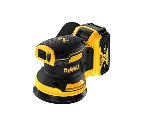 DEWALT SZLIFIERKA MIMOŚRODOWA 18V 125mm 2x5,0Ah DCW210P2