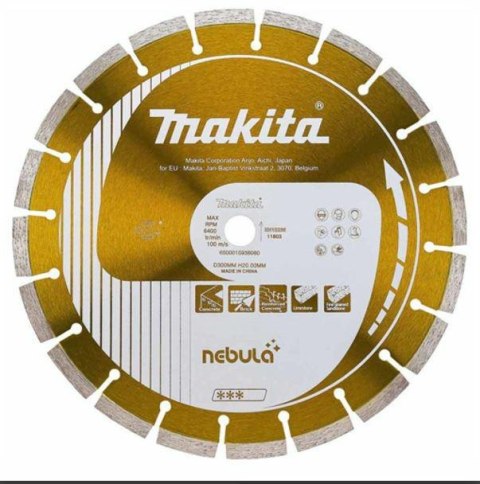 MAKITA TARCZA DIAMENTOWA 400x25,4mm SEGMENT (SUCHO/MOKRO) BETON