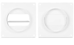 ŁĄCZNIK ZMIENNY KANAŁU PŁASK. 110*55 Z ZAW. ZWROTNYM 100MM