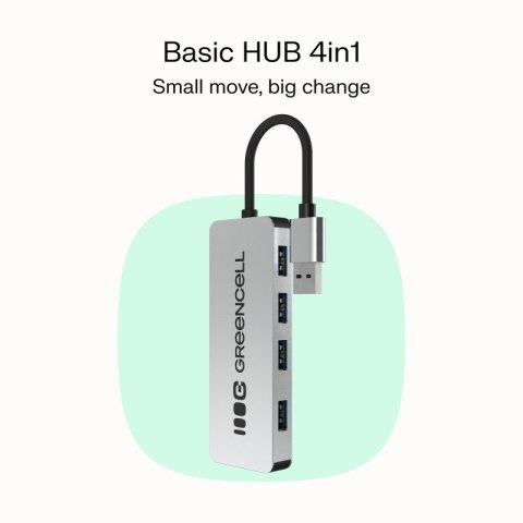 HUB Basic USB-A do 4x USB-A 3.0