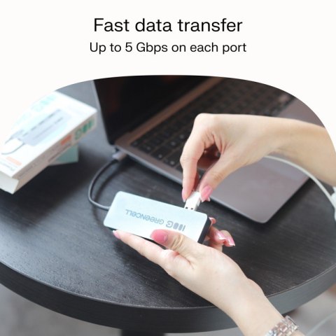 HUB USB-C Basic USB-C do 4x USB-A 3.0