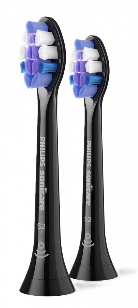 Zestaw 2 końcówek Sensitive Standard HX6052/88 czarny