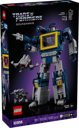 Klocki Icons 10358 Transformers: Soundwave