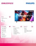 Telewizor 85 cali MiniLED 85MLED910/12