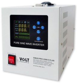 Przetwornica VOLT POLSKA SINUSPRO 2200E PLUS 12/230V (1200/2200W) [AGM, GEL, LiFePO4]
