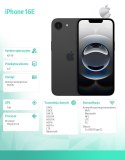 IPhone 16E 512GB czarny
