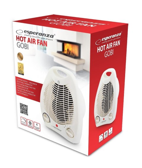 Termowentylator 1000W/2000W Gobi