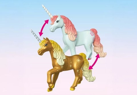 Zestaw z figurkami Princess Magic 71838 Przytulny dom wróżek i złoty jednorożec