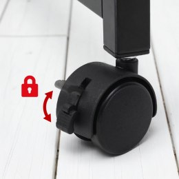 Składane biurko stolik MC-126 B blat 100x58 cm, max 50kg Czarne