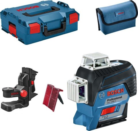 BOSCH LASER PŁASZCZYZNOWY GLL 3-80 C SOLO +UCHWYT BM 1 LB