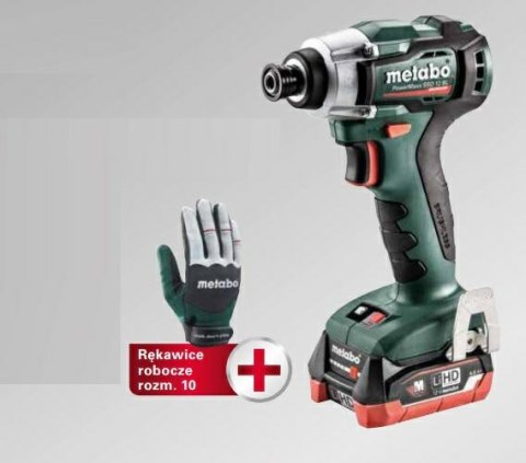 METABO ZAKRĘTARKA UDAROWA 12V 140Nm 2x4,0Ah LIHD SSD 12 BRUSHLESS SSD 12 BL