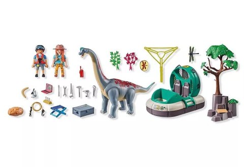 Zestaw z figurkami Dinos 71819 Brachiozaur z poduszkowcem