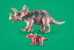 Zestaw z figurkami Dinos 71821 Triceratopsy
