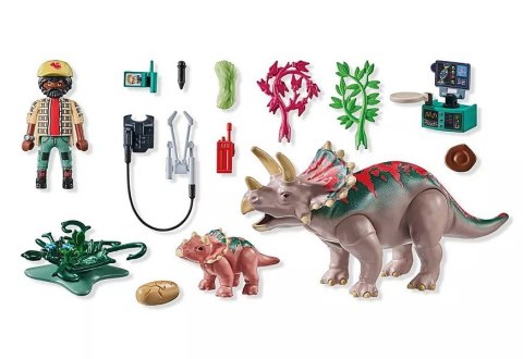 Zestaw z figurkami Dinos 71821 Triceratopsy