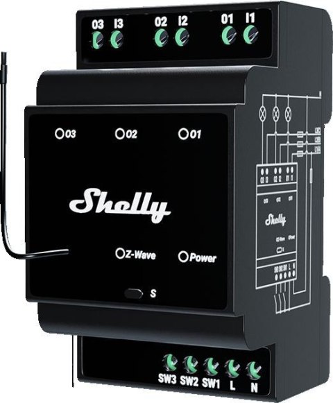 Shelly Wave PRO 3 EU LR
