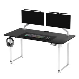ULTRADESK UPLIFT Biurko z elektryczną regulacją wysokości z podkładką pod mysz XXL 160X75 cm, czarny