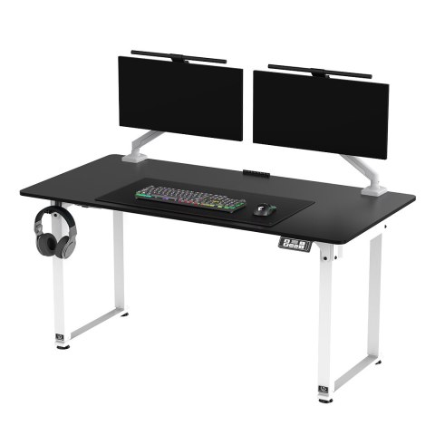 ULTRADESK UPLIFT Biurko z elektryczną regulacją wysokości z podkładką pod mysz XXL 160X75 cm, czarny