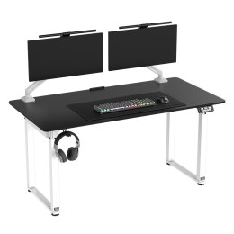 ULTRADESK UPLIFT Biurko z elektryczną regulacją wysokości z podkładką pod mysz XXL 160X75 cm, czarny
